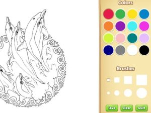 Spill Mandala coloring book for voksne online