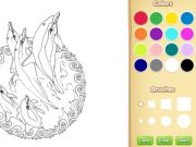 Spill Mandala coloring book for voksne online