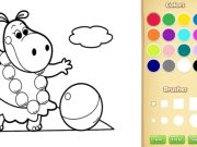 Spill Baby Farm Animals Coloring Book for Kids online