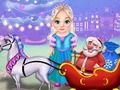 Spill Lille Elsa Ren julevogn  online