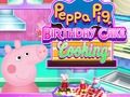 Spill Peppa Pig Birthday Cake matlaging online