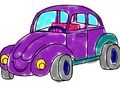 Spill Cartoon Car Coloring Book  online