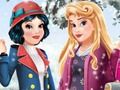 Spill Aurora og snøhvit vintermote  online