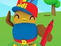 Spill Didi og venner: Fargebok  online
