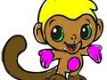 Spill Tilbake til skolen: Monkey Coloring  online