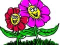 Spill Tilbake til skolen: Blomsterfargebok  online