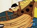 Spill Tegneserieskip Puzzle online