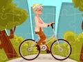 Spill Happy Bike Riding Jigsaw online