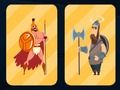 Spill Spartanske og viking krigere minne online