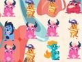 Spill Fashion Monsters Match 3 online