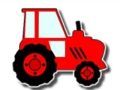 Spill Enkel barn fargelegging traktor online