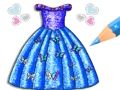 Spill Prinsesse glitter coloring online