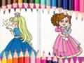 Spill Vakker prinsesse fargeleggingsbok  online