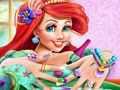 Spill Havfrue prinsesse negler spa online