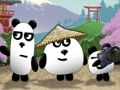Spill 3 pandaer i Japan HTML5  online