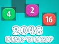 Spill 2048 dra og slipp  online