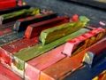 Spill Fargerik pianostikksag  online