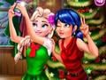 Spill Ladybug og Elsa Xmas Selfie  online