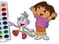 Spill Dora The Explorer Coloring Book online