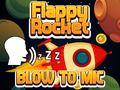 Spill Flappy rakett med blåsing online Spill Flappy rakett med blåsing online