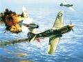 Spill Aviation Art Air Combat Slide online