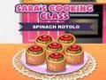 Spill Saras matlagingskurs Spinat Rotolo  online