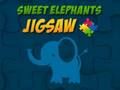 Spill Søte elefanter Jigsaw online