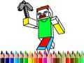 Spill Tilbake til skolen: Minecraft Coloring  online