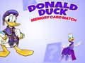 Spill Donald Duck minnekort match  online
