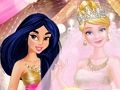 Spill Prinsesse rosa og gull bryllup  online