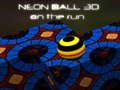 Spill Neon Ball 3d på flukt  online