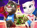 Spill Talking Tom og Angela Coloring  online