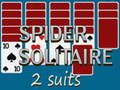 Spill Spider Solitaire 2-drakter  online