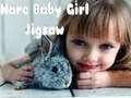 Spill Hare baby girl Jigsaw online
