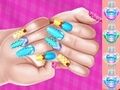 Spill Elsa Princess Theme Nail Art DIY online