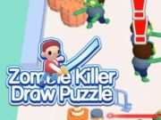 Spill Zombie Killer Draw Puzzle online