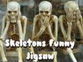 Spill Skjeletter Funny Jigsaw  online