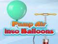 Spill Pump luft inn i ballongen  online