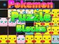 Spill Pokémon puslespillblokker  online
