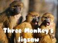Spill Tre ape -stikksag online