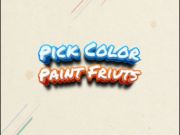 Spill Velg Farge Paint Frukt  online