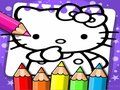 Spill Hello Kitty Fargebok  online