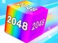 Spill Chain Cube: 2048 fusjonerer online