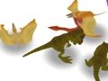 Spill Dinosaurer smelter sammen og kjemper online Spill Dinosaurer smelter sammen og kjemper online