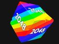 Spill Kuber 2048 3D med tall  online