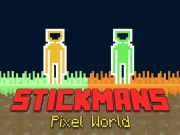 Spill Stickmans Pixel World online