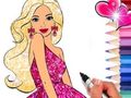 Spill Fargebok: Barbie  online
