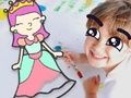 Spill Fargebok: Prins og prinsesse  online