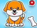 Spill Fargebok: Søt hund  online