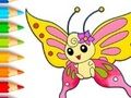 Spill Fargebok: Sommerfugl  online